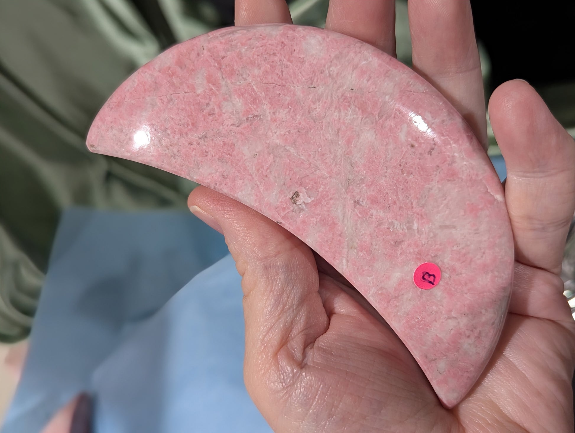 Rhodochrosite Moon