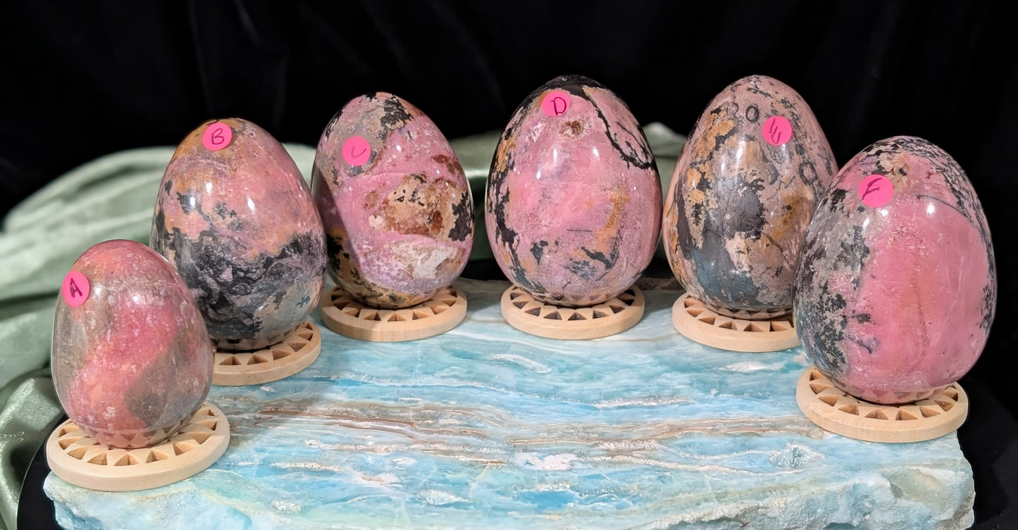 Rhodonite Eggs