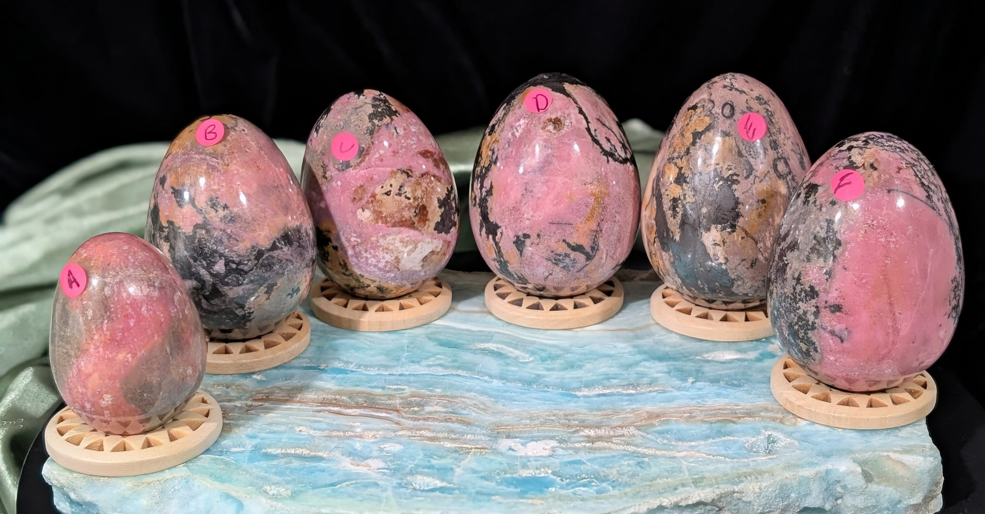 Rhodonite Eggs