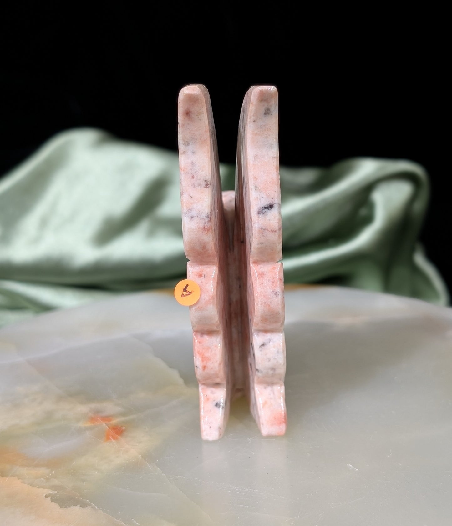 Rhodonite Full Figured Fairy Figurine
