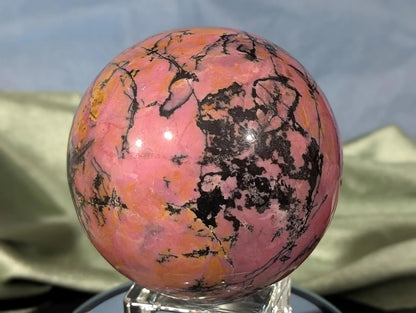 Large Pink Rhodonite Sphere