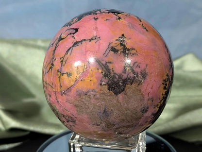 Large Pink Rhodonite Sphere