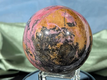 Large Pink Rhodonite Sphere