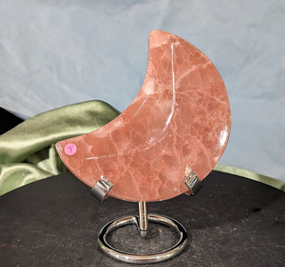 Rose Calcite Moon Bowl