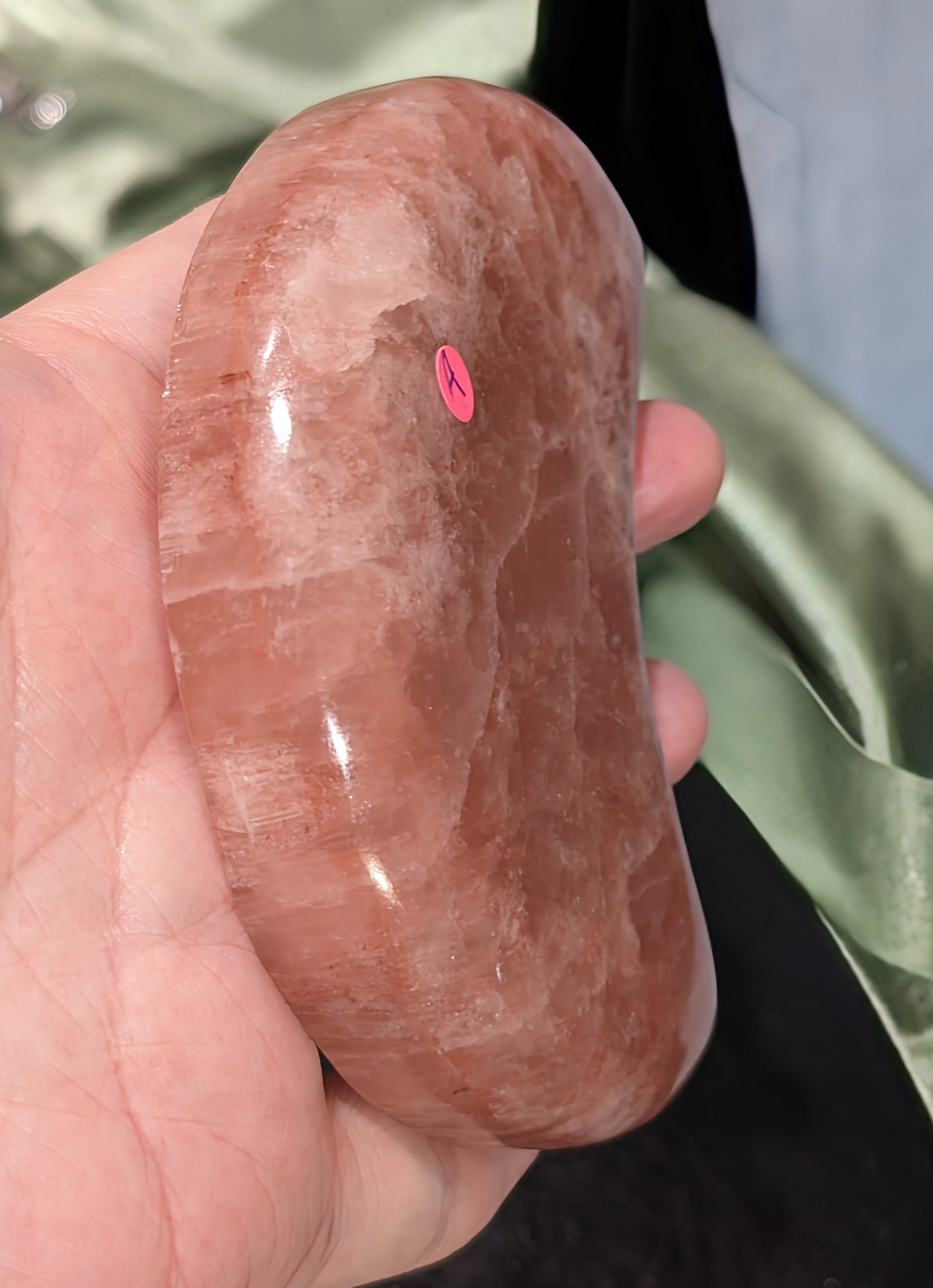 Rose Calcite Moon Bowl