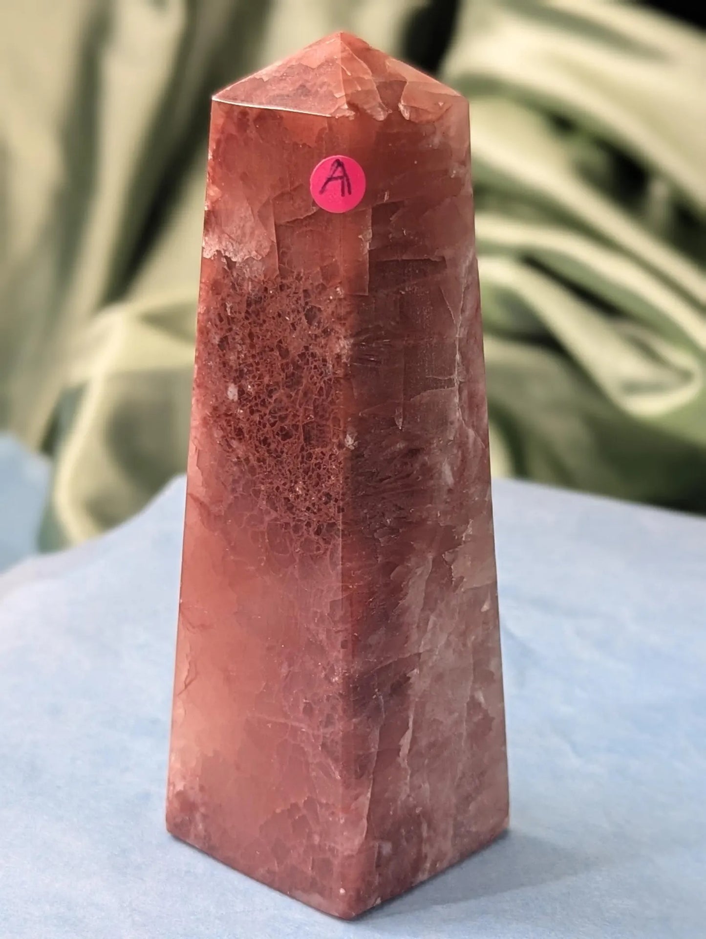 Rose Calcite Tower