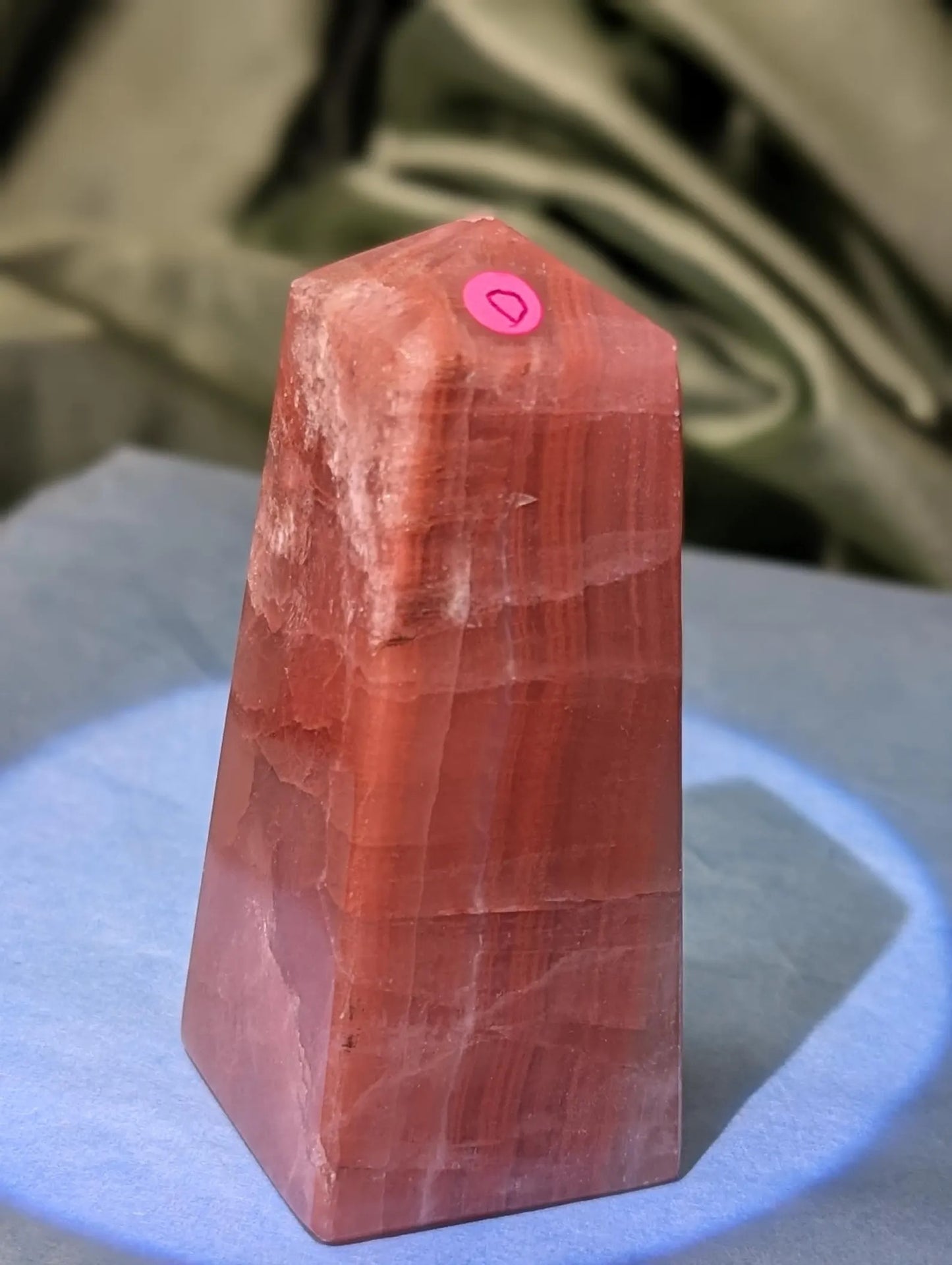 Rose Calcite Tower