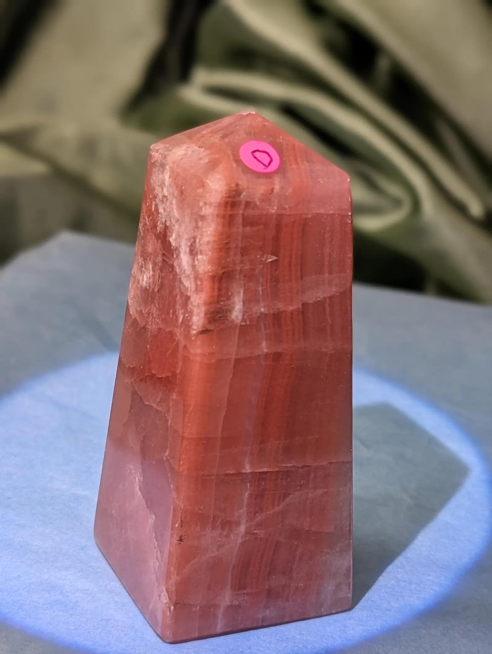Rose Calcite Tower