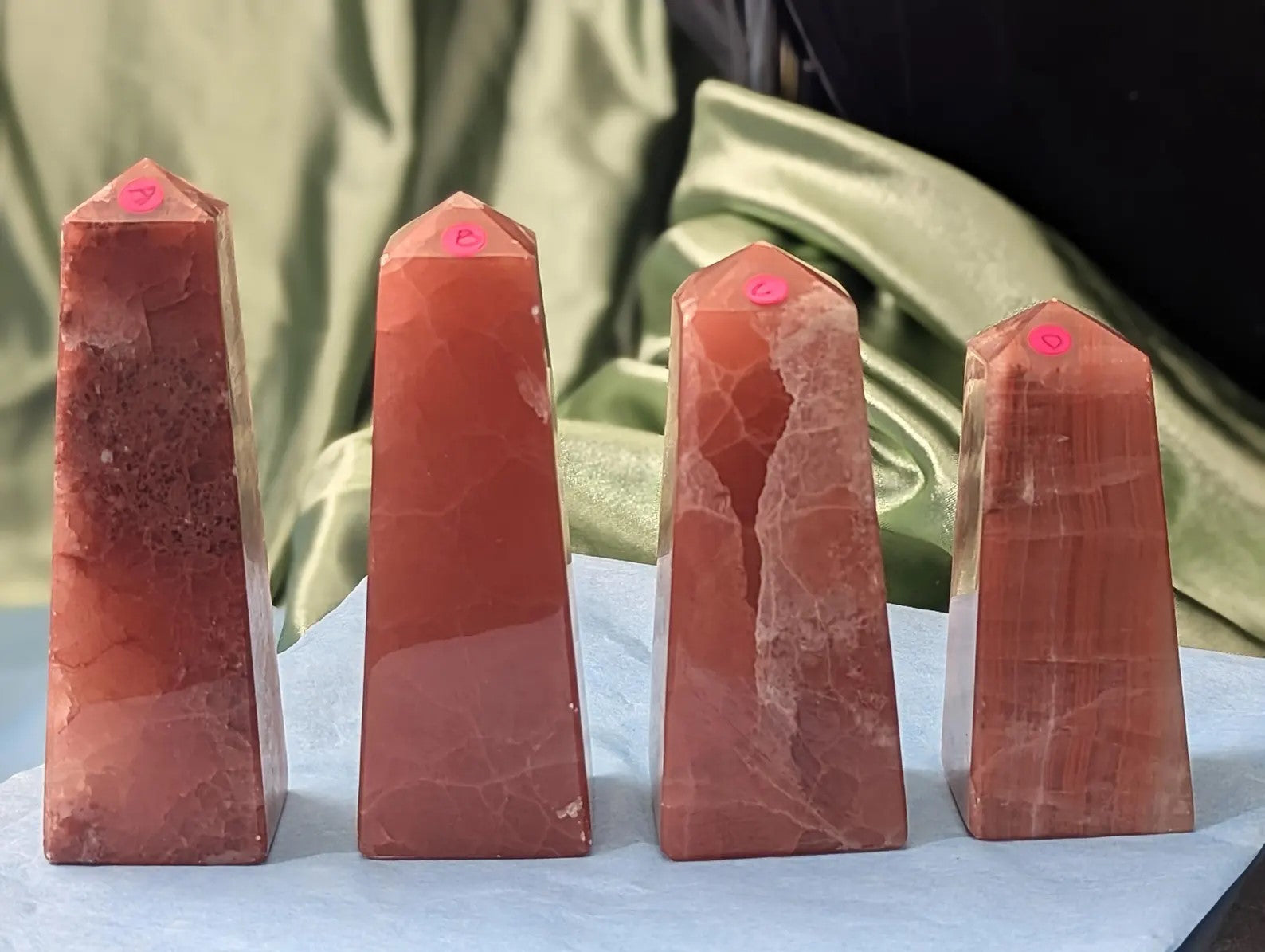 Rose Calcite Towers