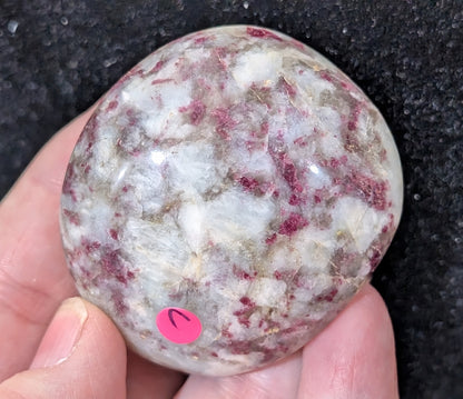 Rubellite Tourmaline Palm Stone