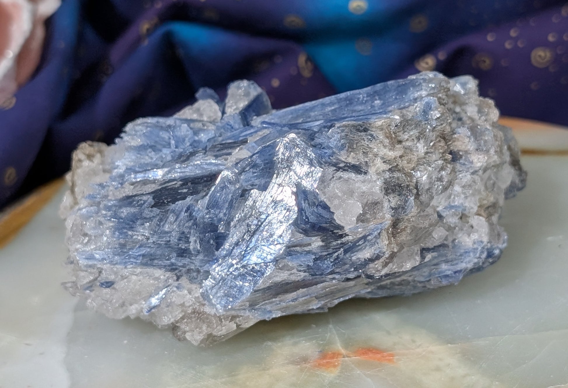 Ruby in Kyanite Specimen