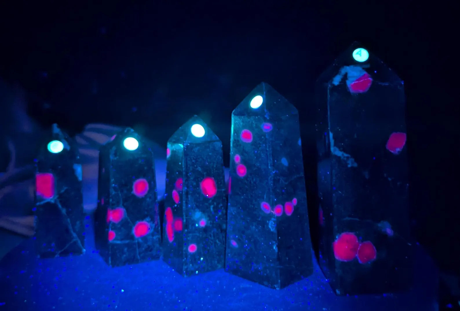 UV Reactive Ruby in Zoisite Towers