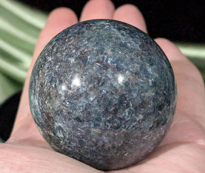 Ruby Fuchsite in Kyanite Sphere