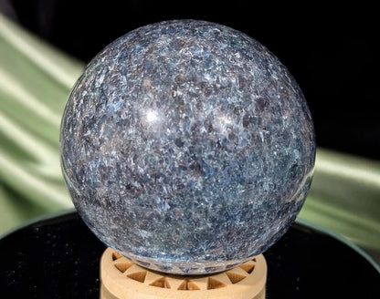 Ruby Fuchsite in Kyanite Sphere