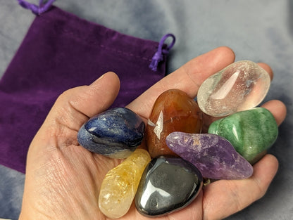 Seven Crystal Reiki Set 1A