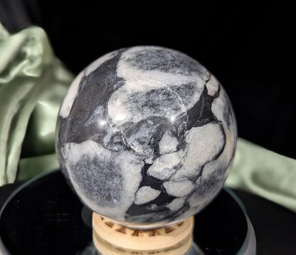 Shell Jasper Sphere