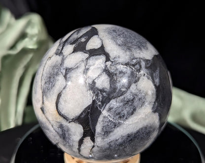 Shell Jasper Sphere
