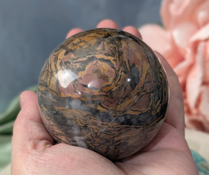 Silver Leaf Jasper Sphere