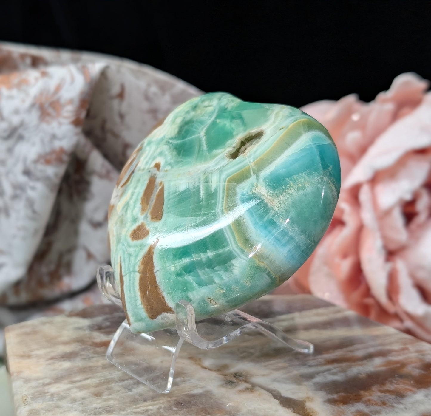 Smithsonite Heart