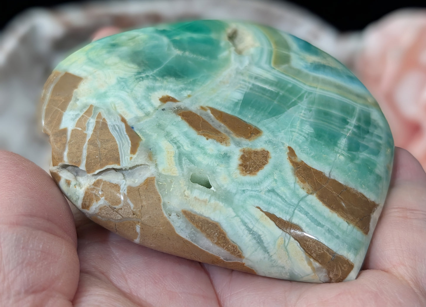 Smithsonite Heart
