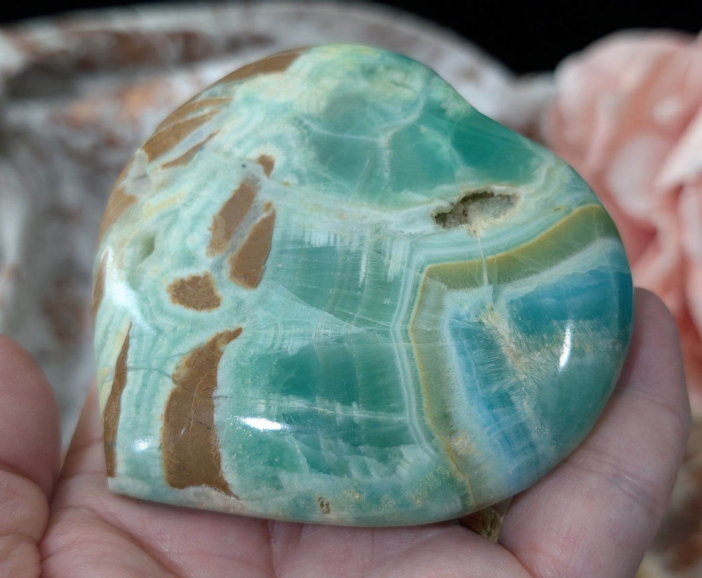 Smithsonite Heart