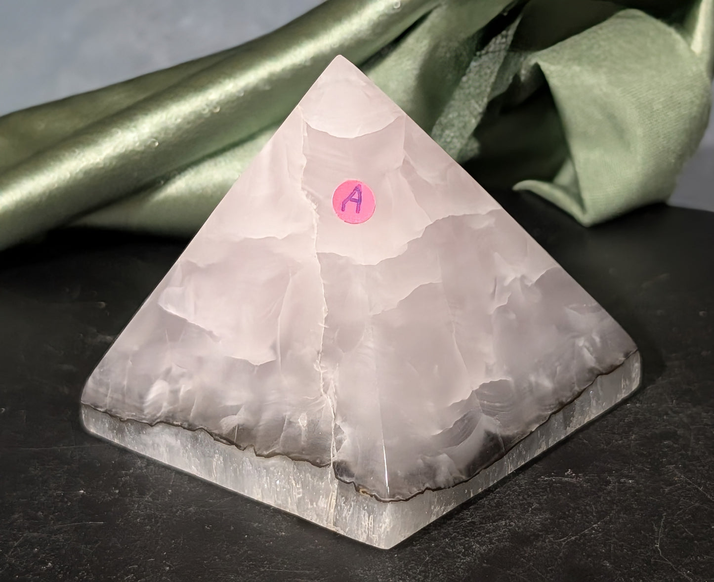 Smoky Mangano Calcite Pyramid