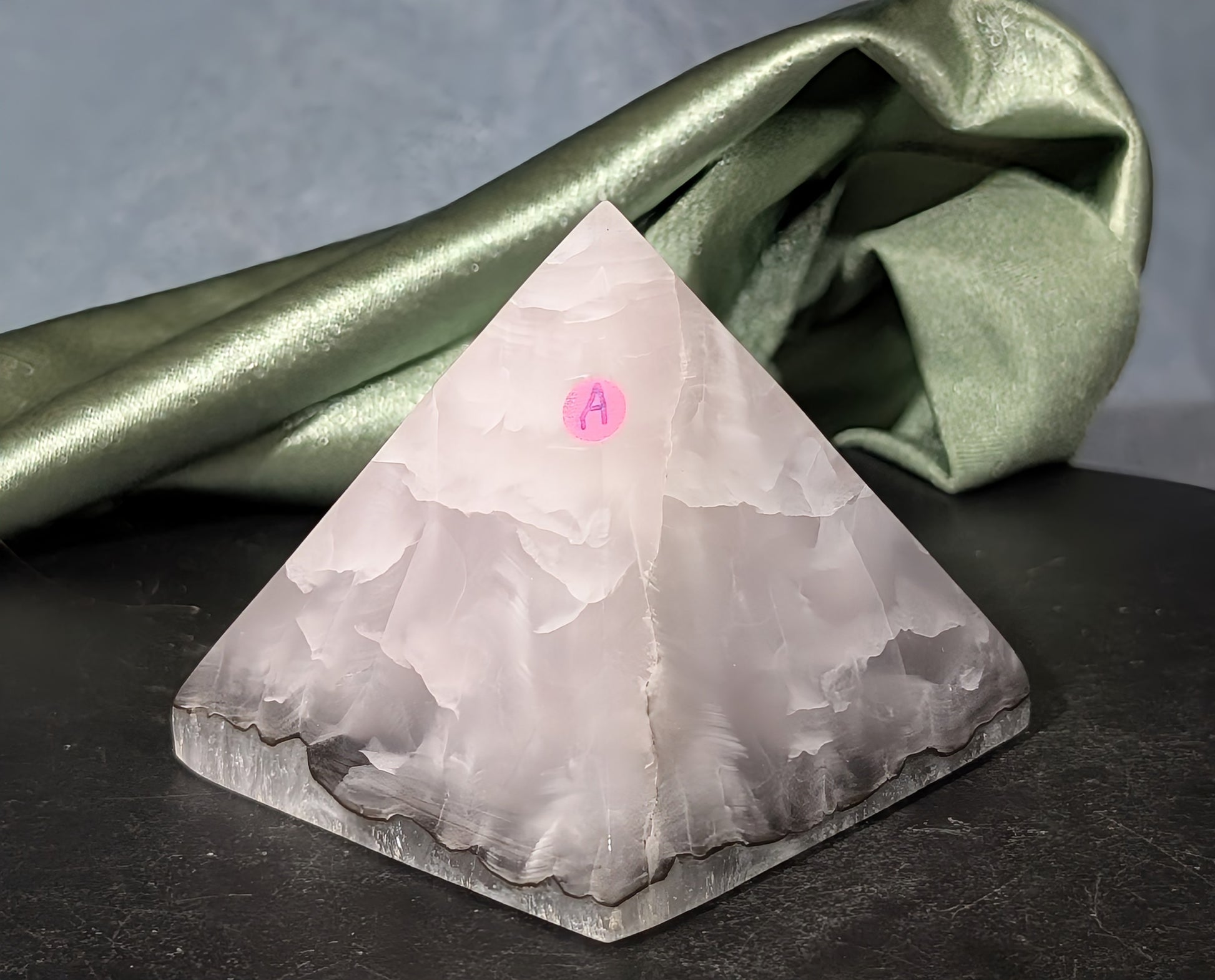 Smoky Mangano Calcite Pyramid