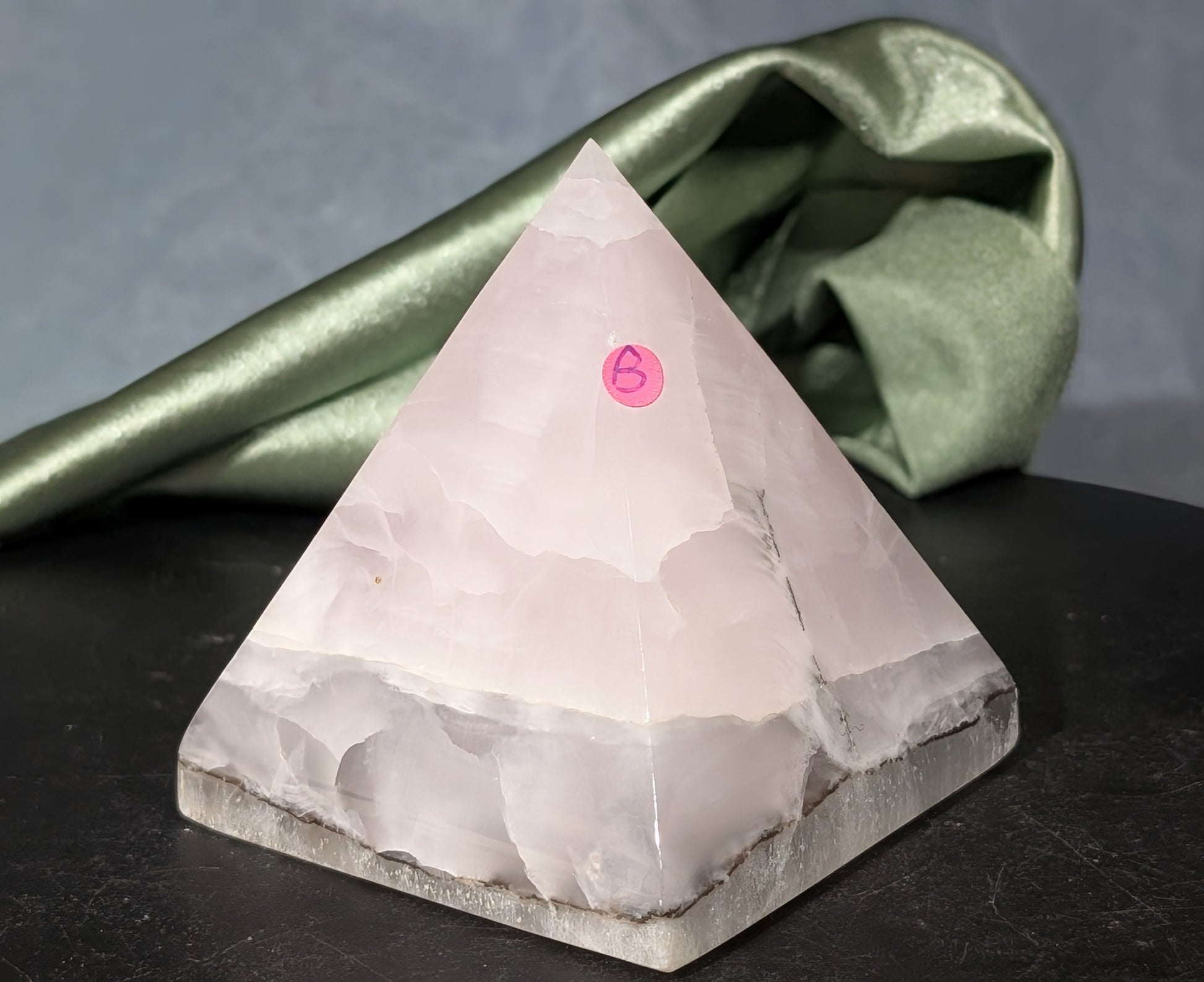 Smoky Mangano Calcite Pyramid