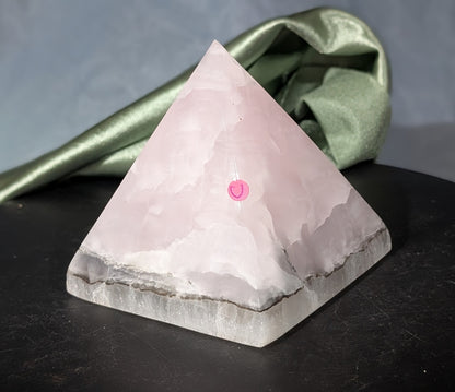 Smoky Mangano Calcite Pyramid