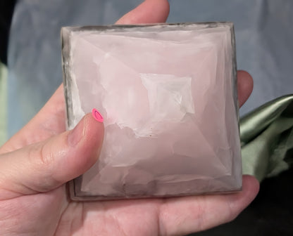 Smoky Mangano Calcite Pyramid