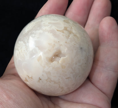 Snow Agate Sphere