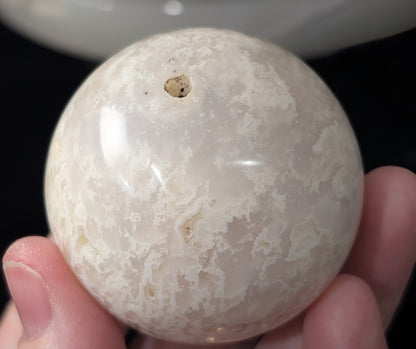 Snow Agate Sphere