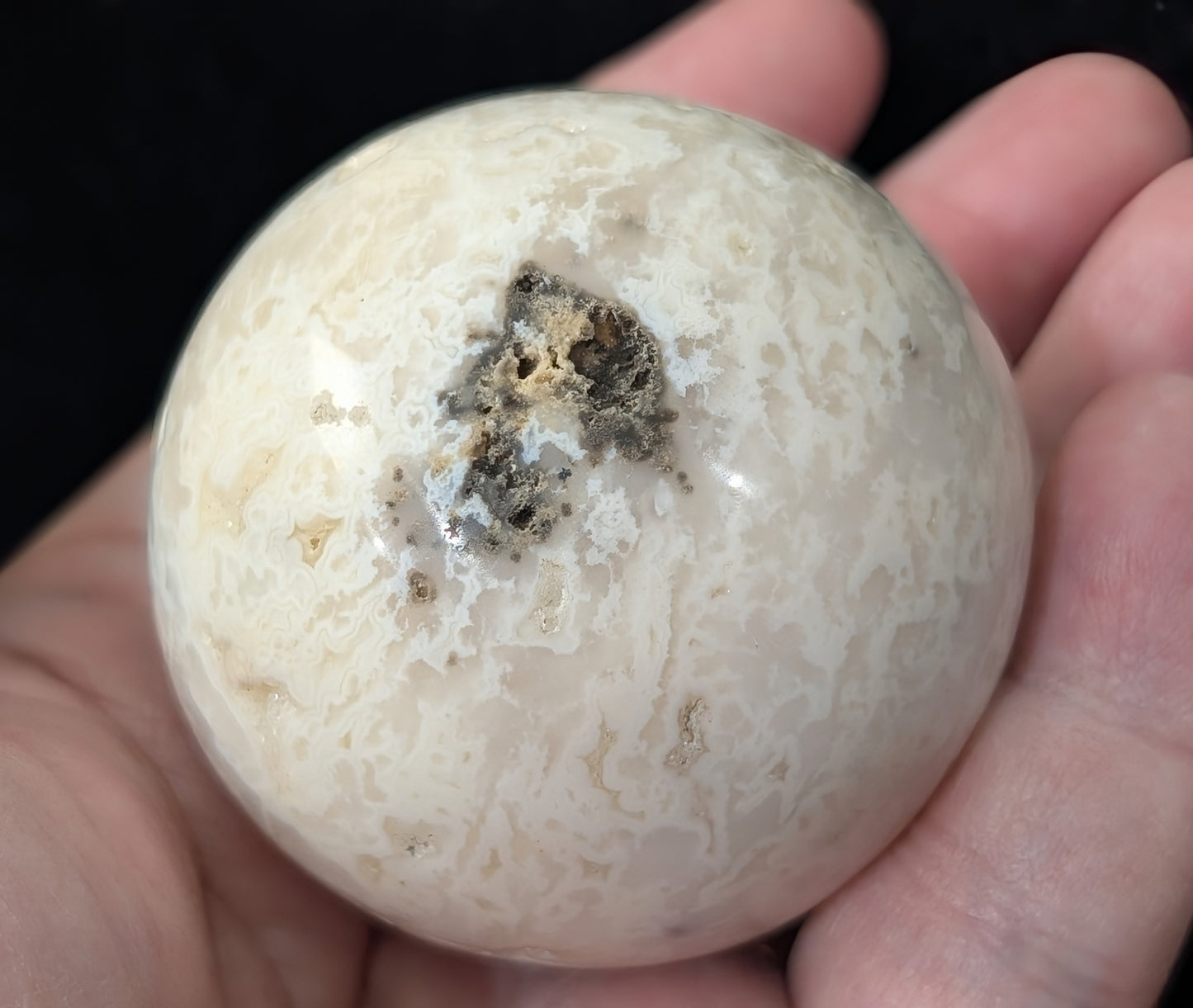 Snow Agate Sphere