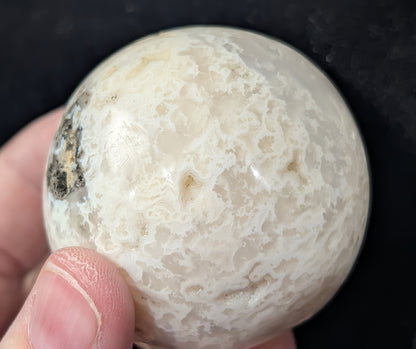 Snow Agate Sphere