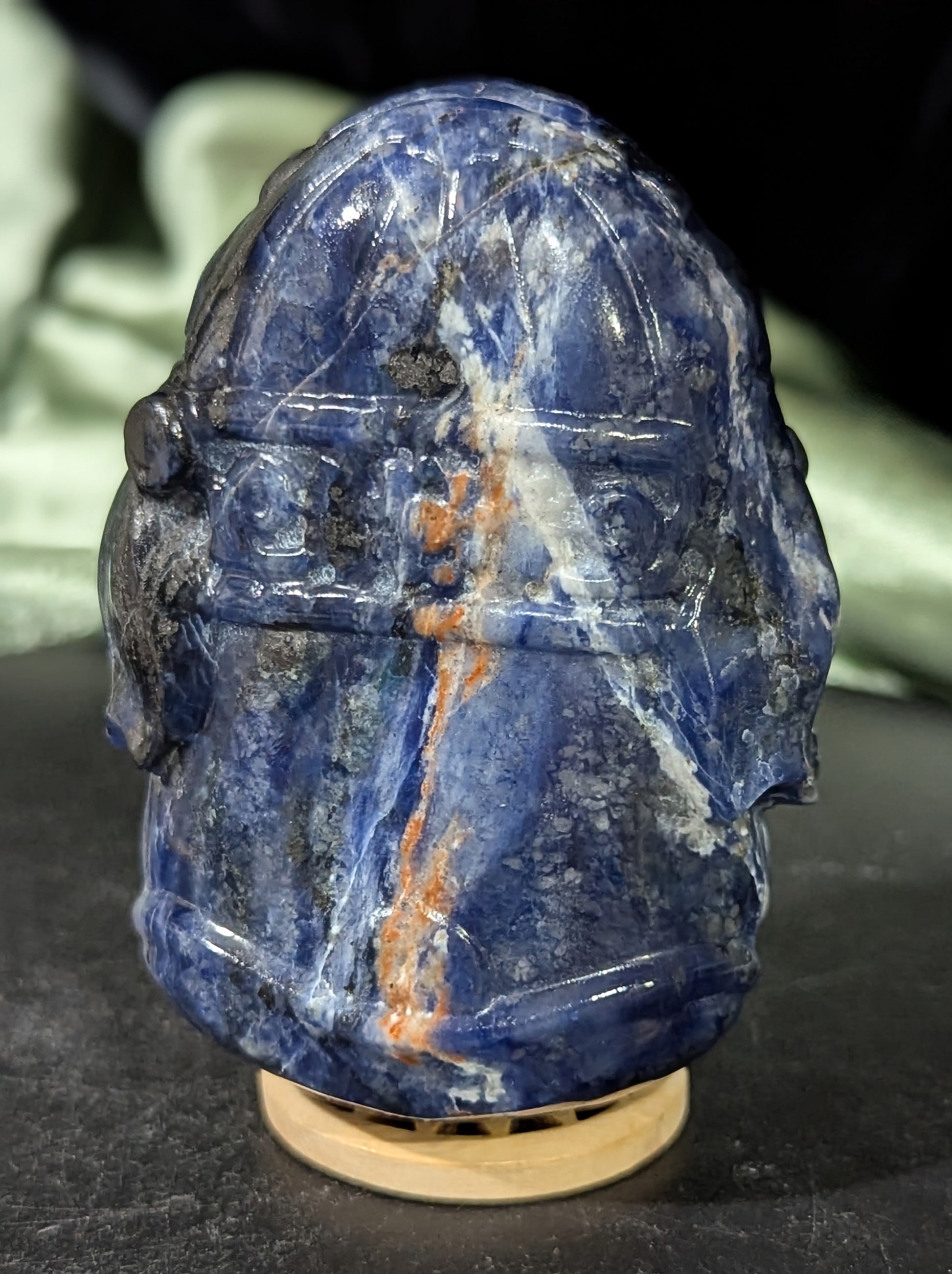 Sodalite Ganesha Figurine