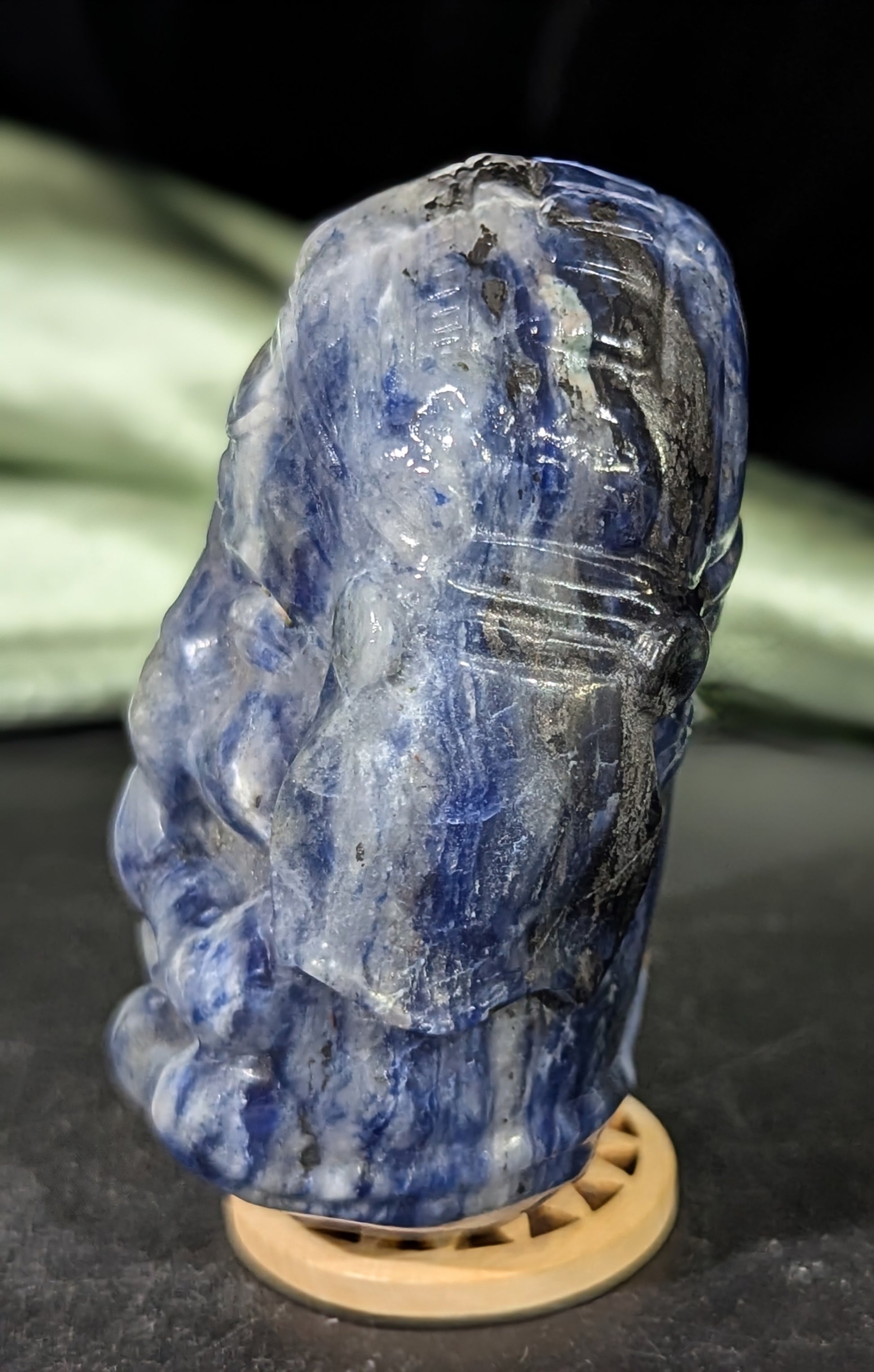 Sodalite Ganesha Figurine
