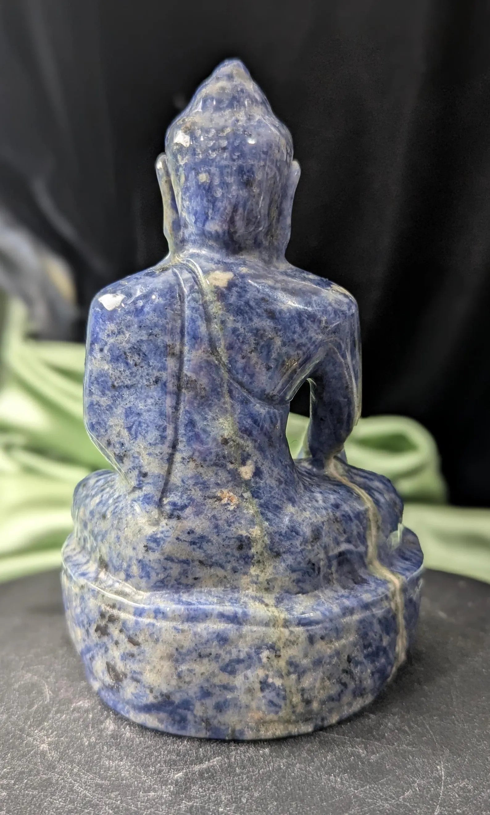 Sodalite Healing Buddha Figurine