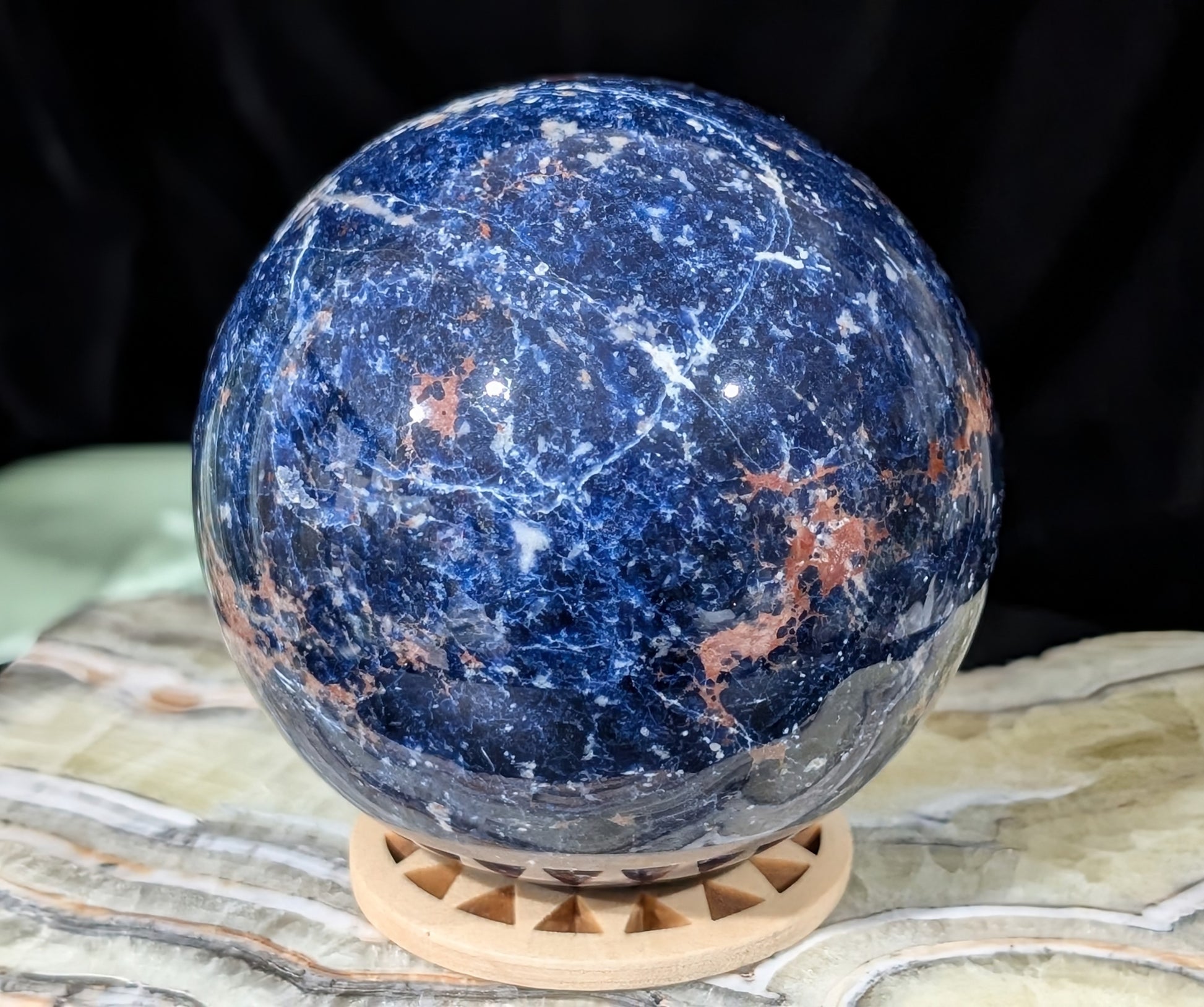 Sodalite Sphere