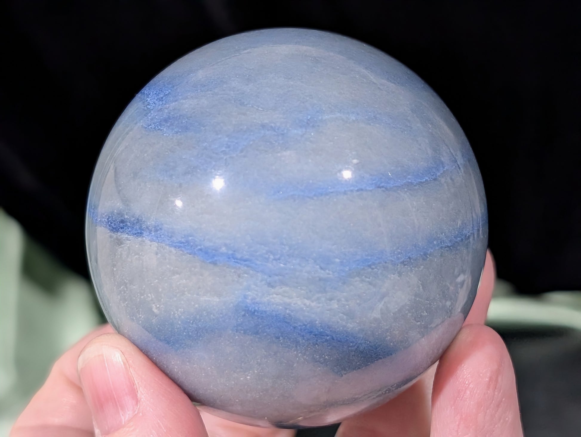 Sparkly Blue Aventurine Sphere