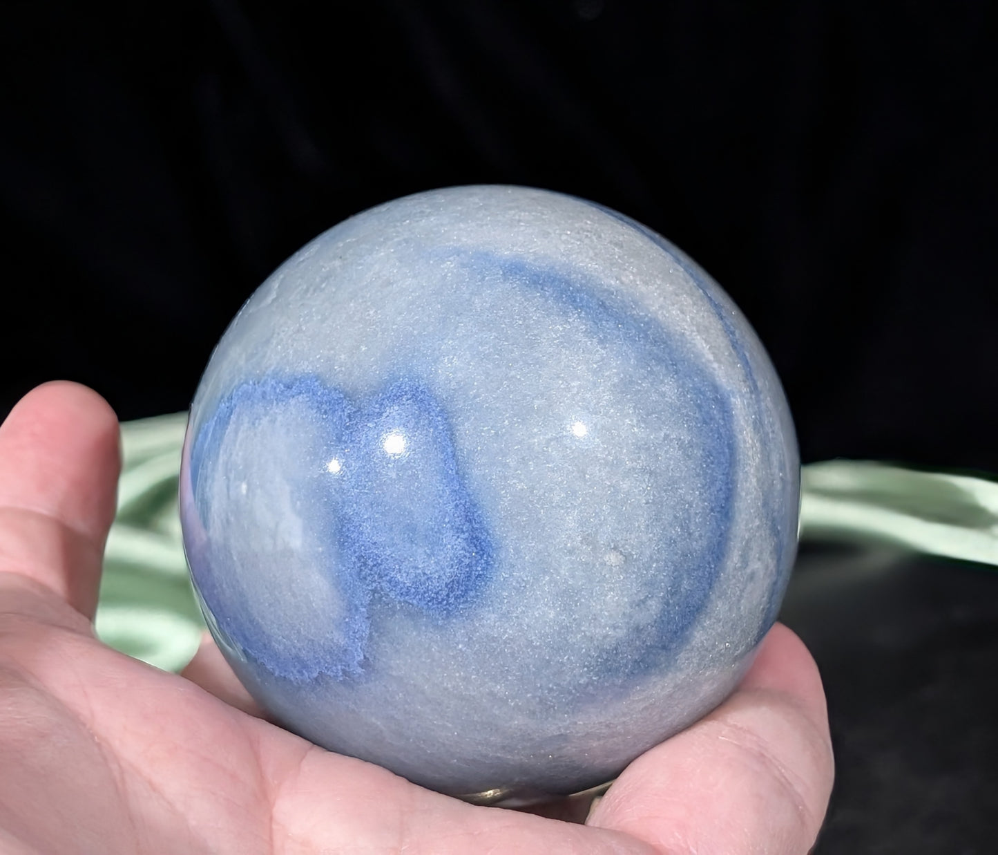 Sparkly Blue Aventurine Sphere