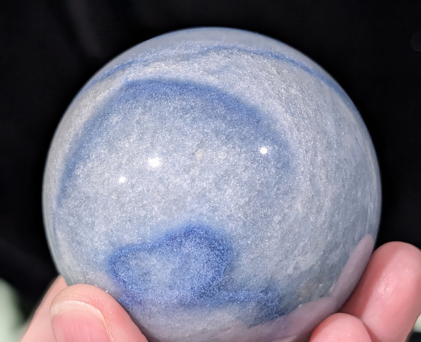 Sparkly Blue Aventurine Sphere