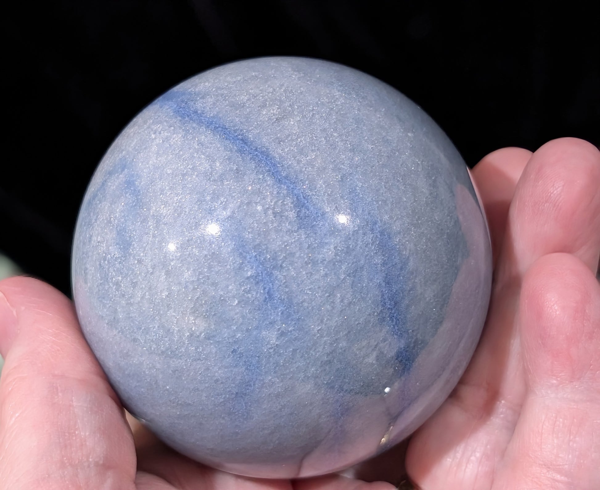Sparkly Blue Aventurine Sphere