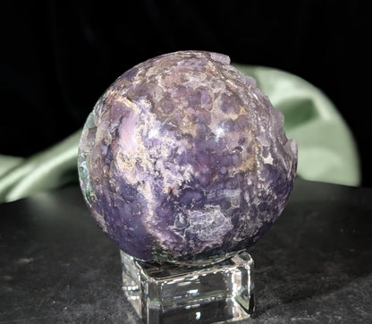 Sparkly Grape Agate Sphere