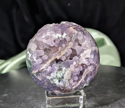 Sparkly Grape Agate Sphere