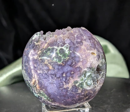 Sparkly Grape Agate Sphere