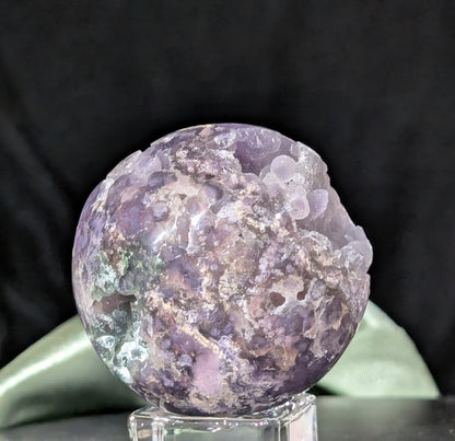 Sparkly Grape Agate Sphere