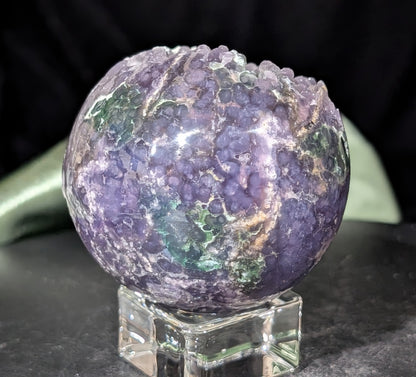 Sparkly Grape Agate Sphere