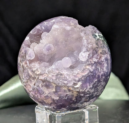 Sparkly Grape Agate Sphere