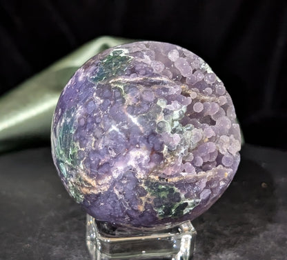 Sparkly Grape Agate Sphere