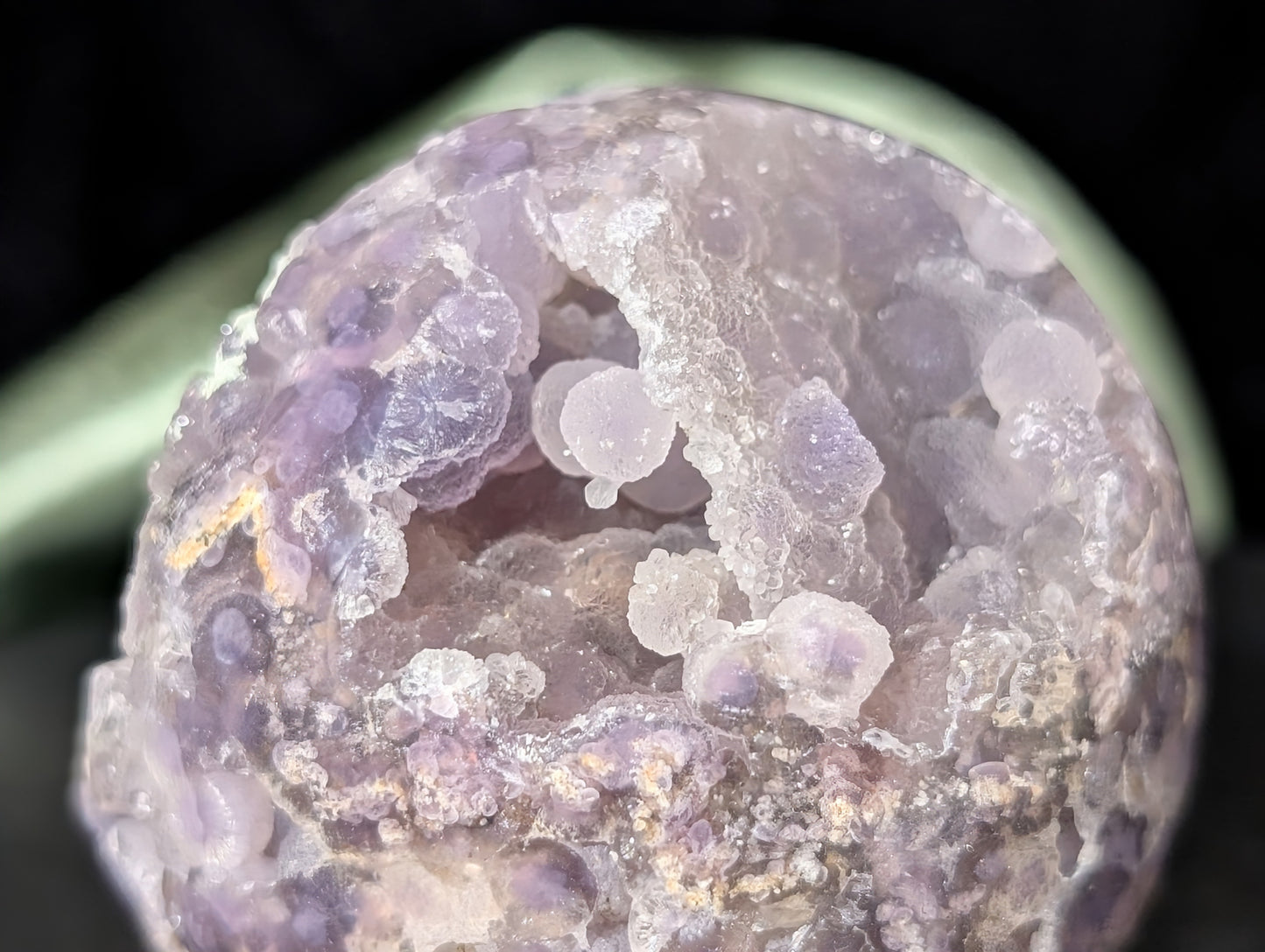 Sparkly Grape Agate Sphere